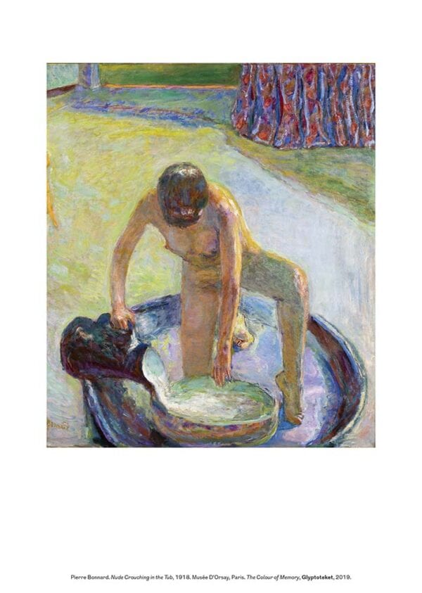Pierre Bonnard print Nude Crouching in the Tub