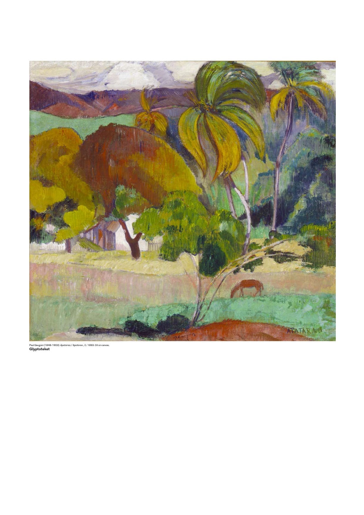 Gauguin plakat. Apataraoimage