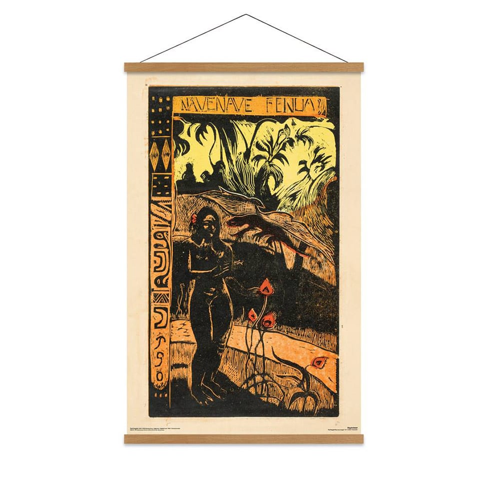 Gauguin canvas plakat. Dejligt land, storimage