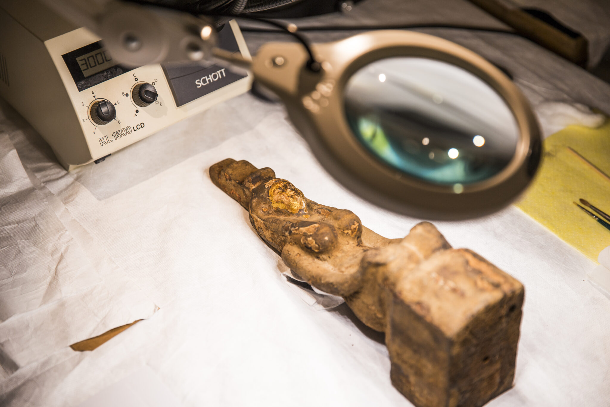 Komposit konserverer 4.000 år gamle trægenstande