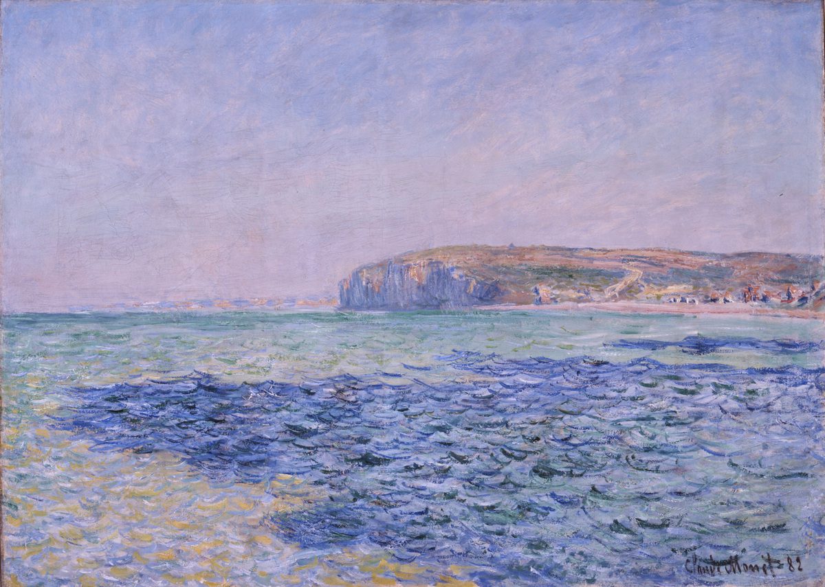 Monet - Shadows on the sea