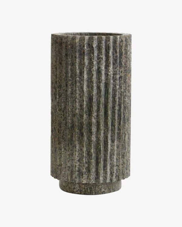 Loon vase grøn marmor Nordal Glyptoteket