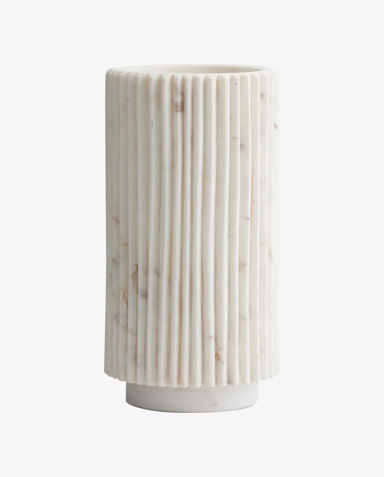 Loon vase - white marbleimage