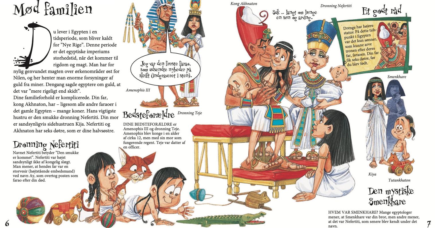 Børnebog om Tutankhamon Glyptoteket
