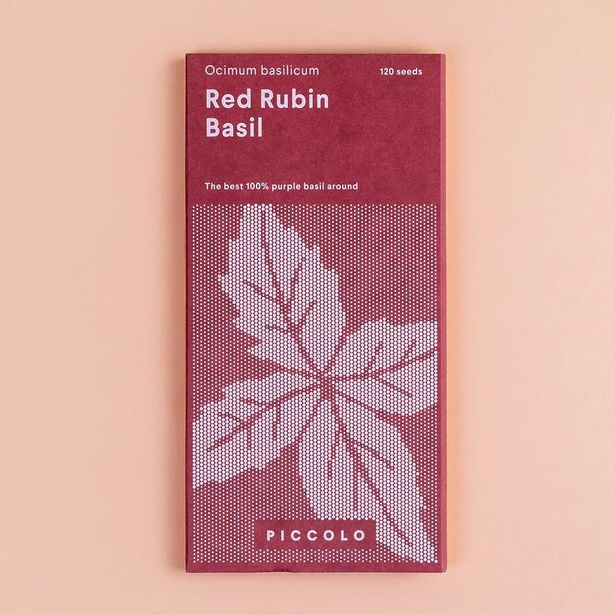 Red Rubin Basil seedsimage
