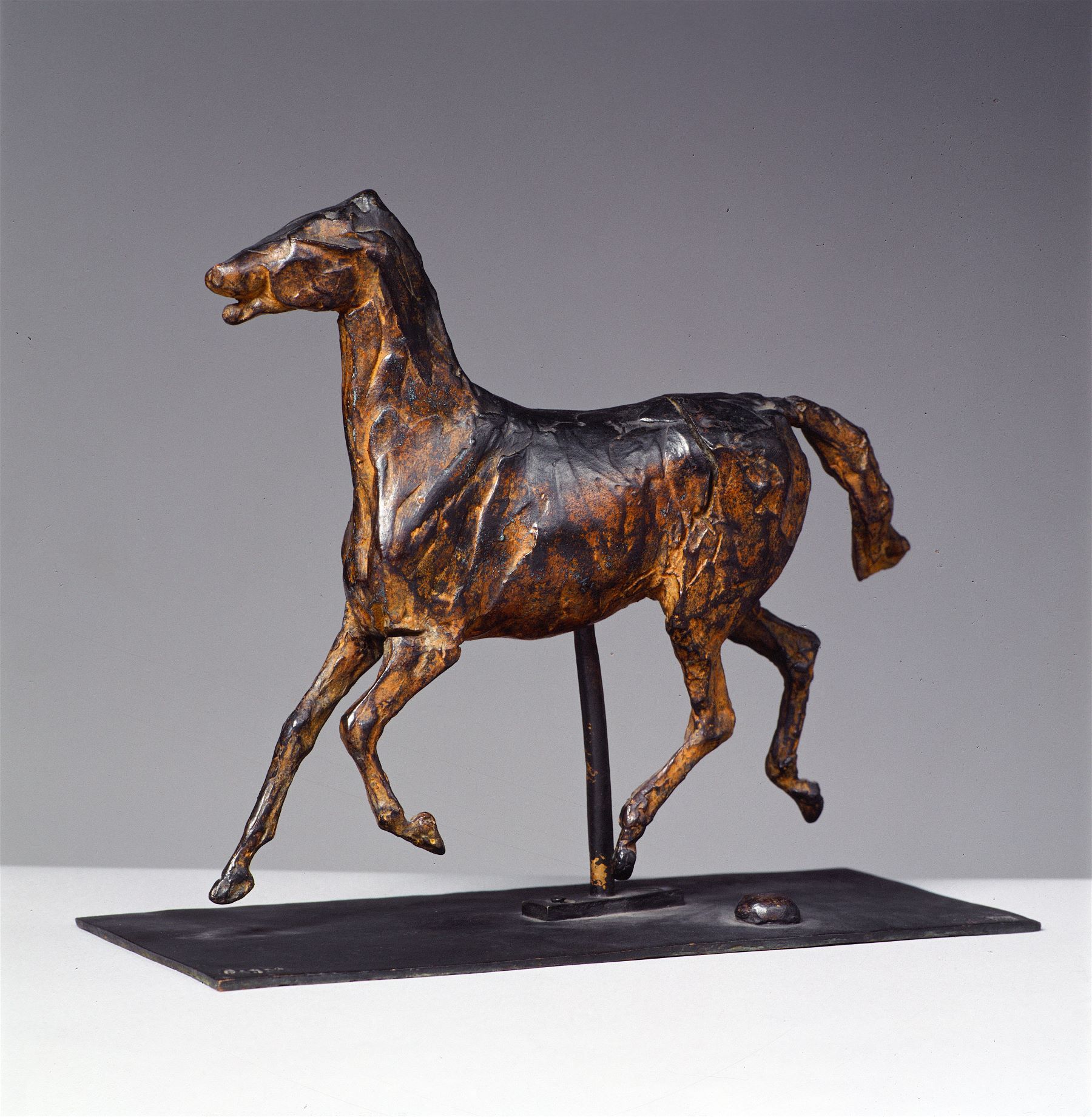 Hest, der traver uden at dens fødder berører jorden, (1879-1881), Edgar Degas © Ny Carlsberg Glyptotek