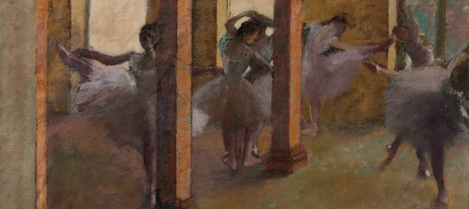 Edgar degas - Dancers practicing in the foyer